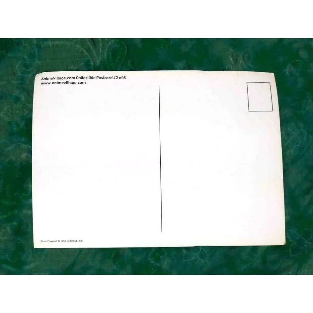 Anime Brain Powered Powerd Post Card Vintage Promo Item Series Sunrise Tomino
